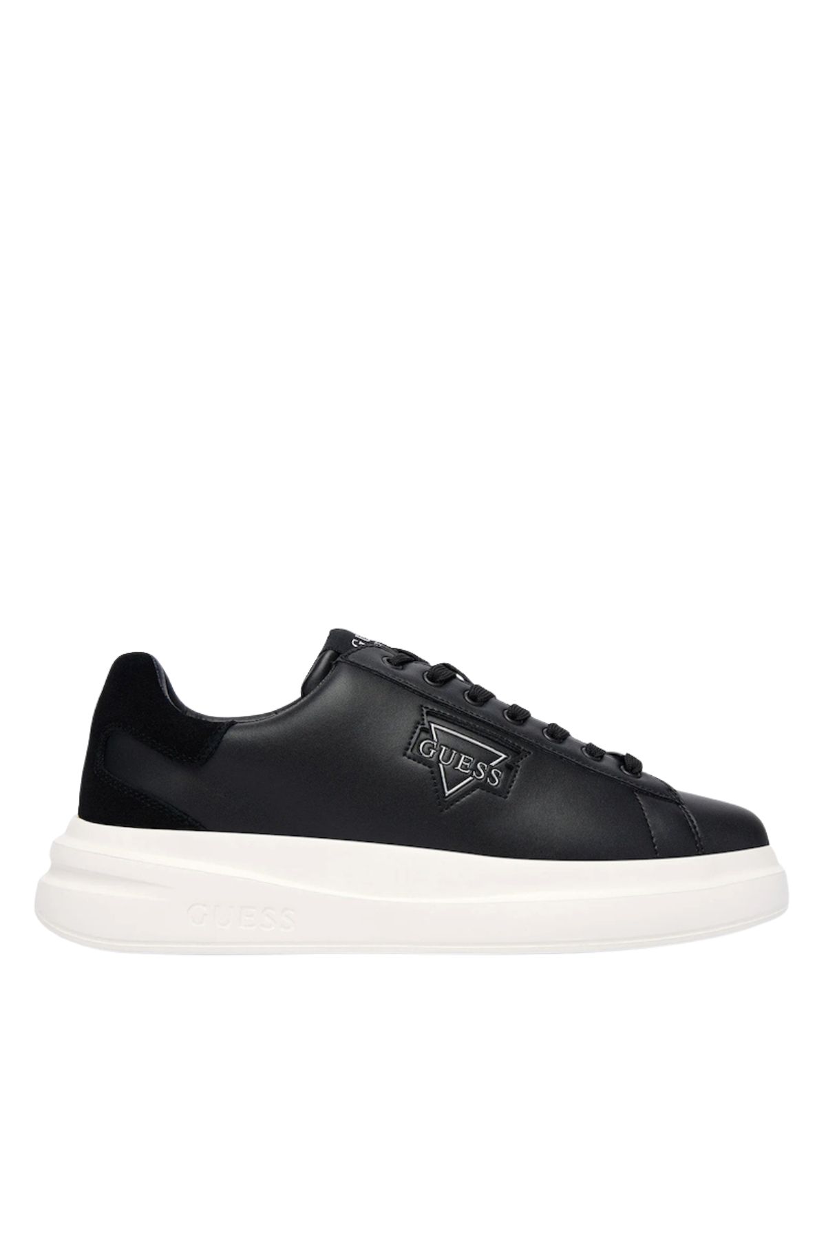 Guess Elba Ανδρικα Παπουτσια FMFBANLEL12-BLACK Μαυρα