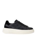 Guess Elba Ανδρικα Παπουτσια FMPVIBFAL12-BLACK Μαυρο/Γκρι