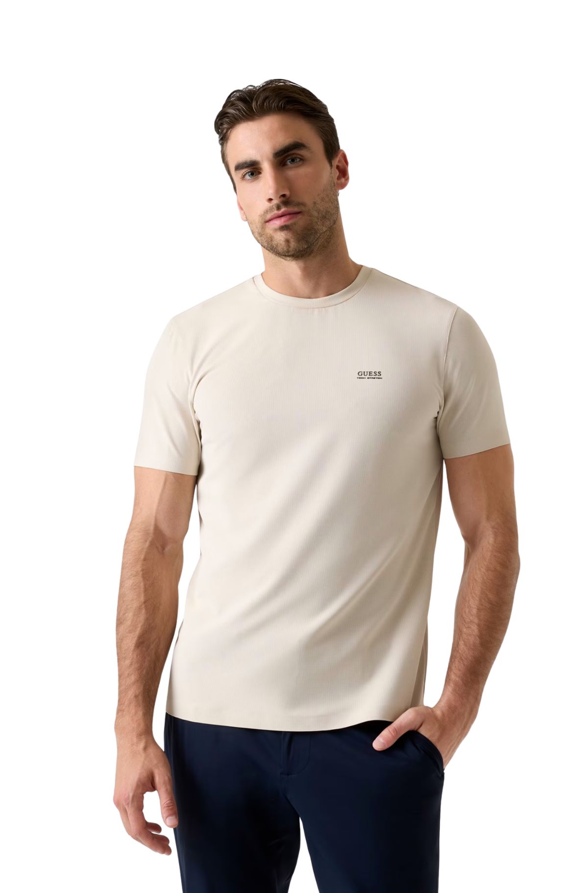 Guess Ανδρικό T-shirt M6RI19KD202-JBLK Μάυρο