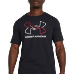 Under Armour Foundation Update Ανδρικο T-Shirt 1382915-001 Μαυρο