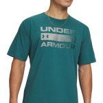 Under Armour Issue Wordmark Ανδρικο T-Shirt 1329582-338 Πρασινο