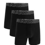 Under Armour Performance Cotton Ανδρικα Μποξερακια 1383889-001 Μαυρα