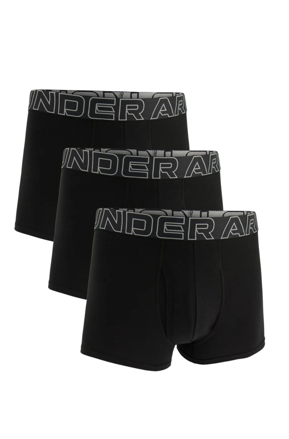 Under Armour Performance Cotton Ανδρικα Μποξερακια 1383891-001 Μαυρα