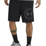 Under Armour Rival Graphic Shorts Ανδρικη Βερμουδα 6014689-001 Μαυρη