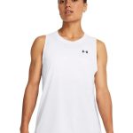 Under Armour Γυναικείο Αμάνικο T-shirt 1383655-100 Λευκό