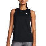 Under Armour Γυναικείο Αμάνικο T-shirt 1383655-001 Μάυρο