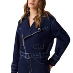 Guess Γυναικείο Μπουφάν Jeans W6RN71D6911-MNKI Μπλέ