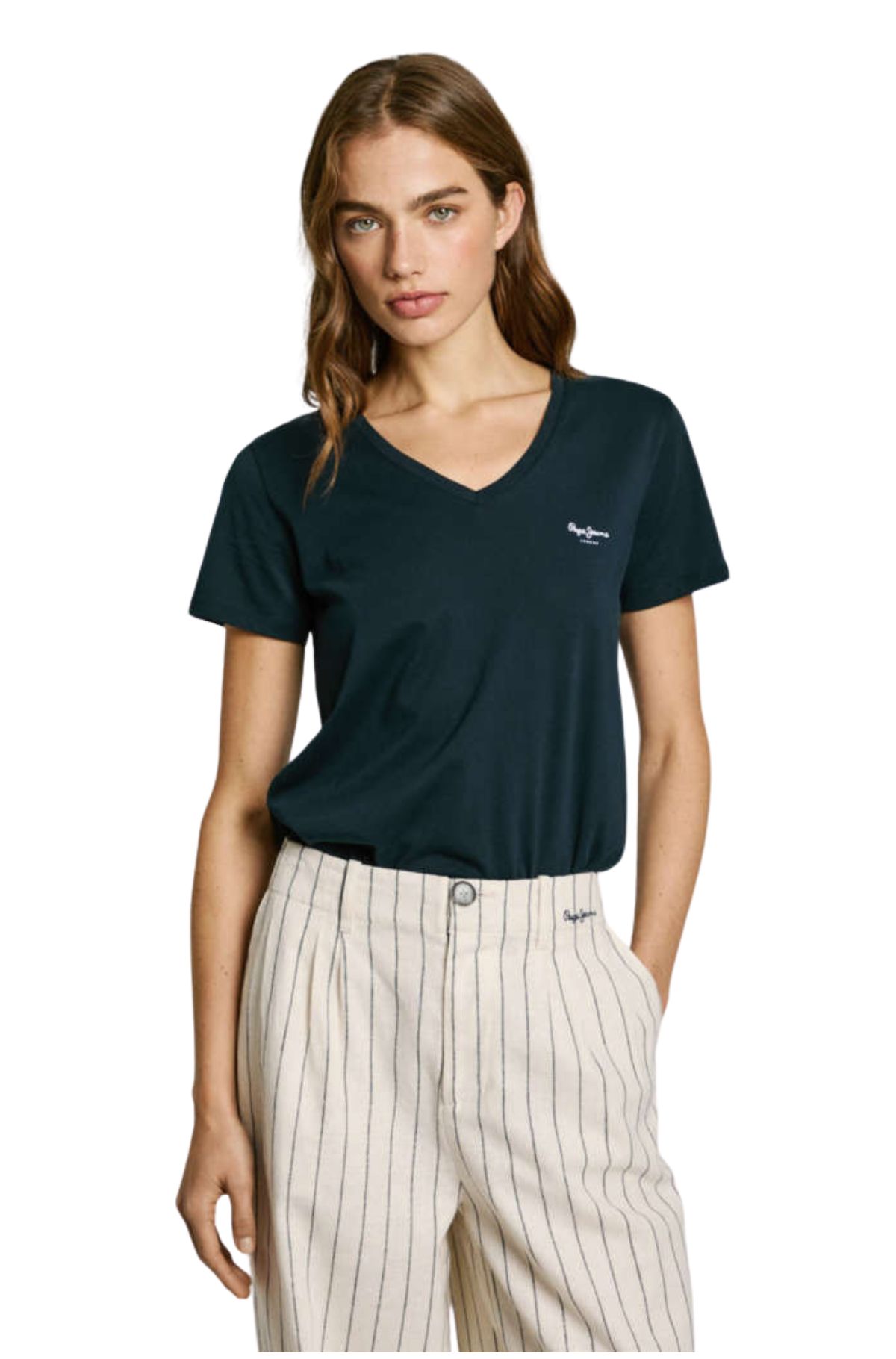 Pepe Jeans Γυναικείο T-shirt PL5000123-594 Μπλέ