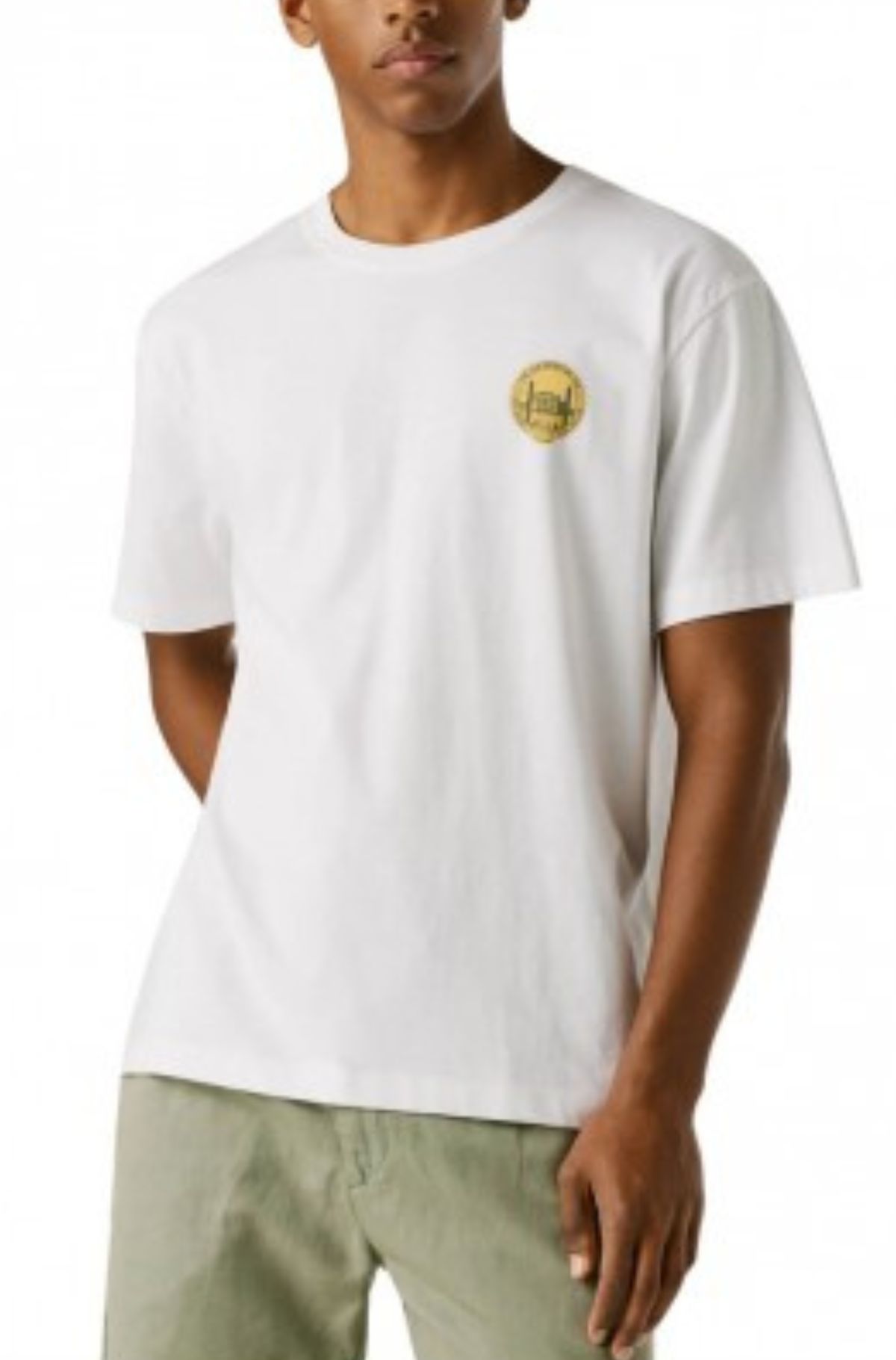 Pepe Jeans Ανδρικό T-shirt PM5010285-800 Λευκό