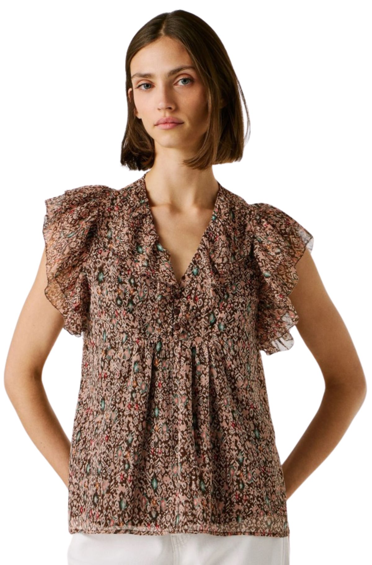 Pepe Jeans Γυναικεία Μπλούζα PL3051378-880 Πολύχρωμο