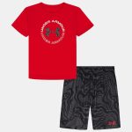 Under Armour Παιδικό Αγόρι Set UASJI73E-621 Κόκκινο/Μάυρο