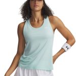 Under Armour Γυναικείο Αθλητικό Aμάνικο T-shirt Fast Drying 1389851-703 Τιρκουάζ