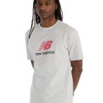 New Balance Ανδρικό T-shirt MT51500-AHH Γκρι