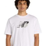 New Balance Ανδρικό T-shirt MT615104-WT Λευκό