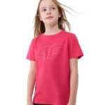 4F Παιδικό Κορίτσι T-shirt 4FJWSS26TTSHF3004-53S Ροζ