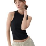 4F Γυναικείο Slim Fit Αμάνικο T-shirt 4FWMM00TSLEF299-20S Μάυρο