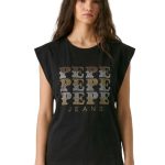 Pepe Jeans Γυναικείο Αμάνικο T-shirt PL5000163-999 Μάυρο
