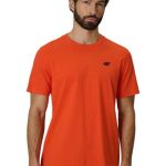 4F Ανδρικό T-shirt 4FWSS26TTSHM2669-70S Πορτοκαλί