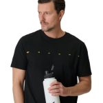 4F Ανδρικό T-shirt 4FWSS26TTSHM2661-20S Μάυρο