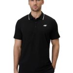 4F Ανδρικό Polo T-shirt 4FWMM00TPTSM0773-20S Μάυρο