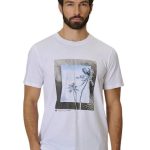 4F Ανδρικό T-shirt 4FWSS26TTSHM3034-10S Λευκό