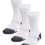 Under Armour Crew Performance Tech Unisex Κάλτσα 1379512-100 Λευκό