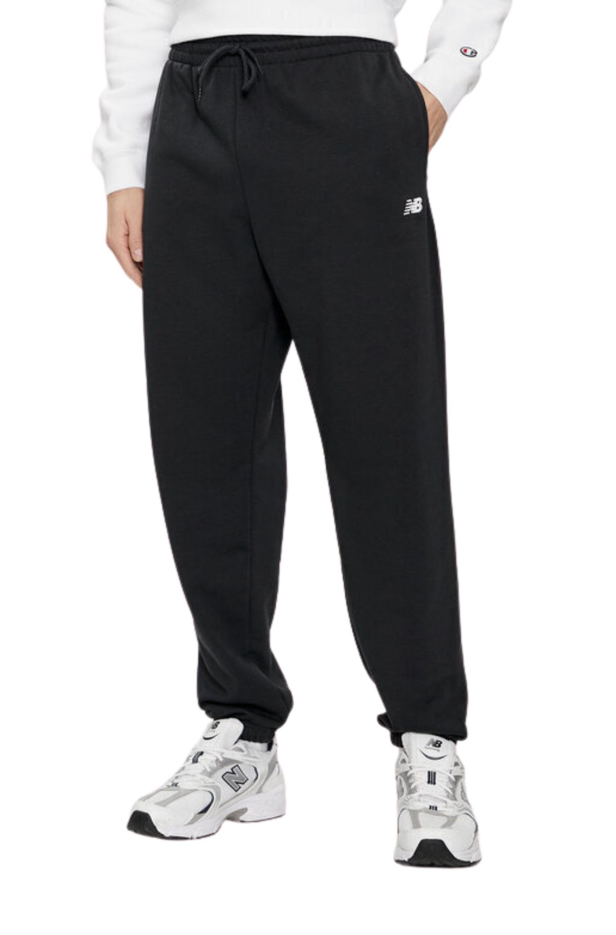 New Balance French Terry Jo Ανδρική Φόρμα MP41519-BK Μάυρο