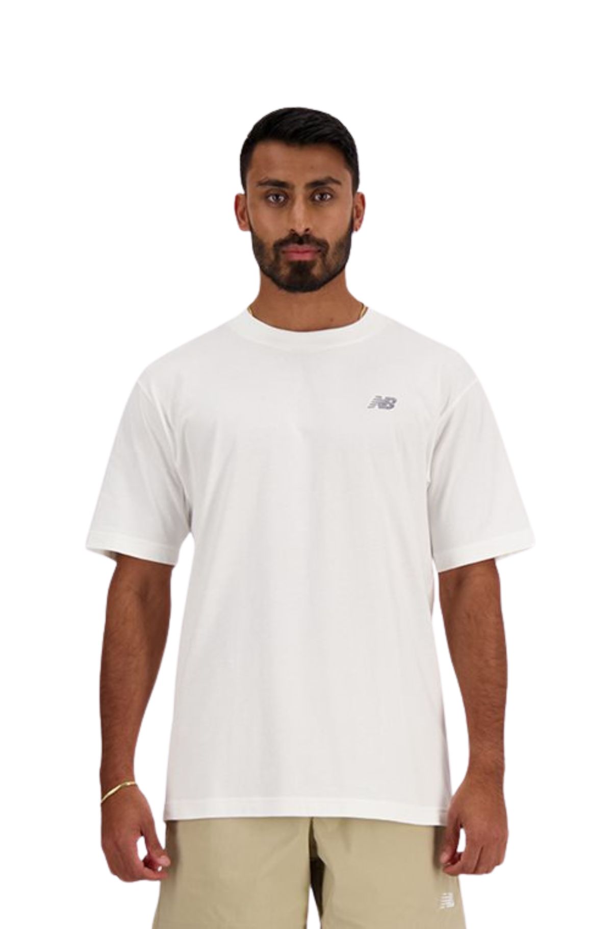 New Balance Ανδρικό T-shirt MT4109-WT Λευκό
