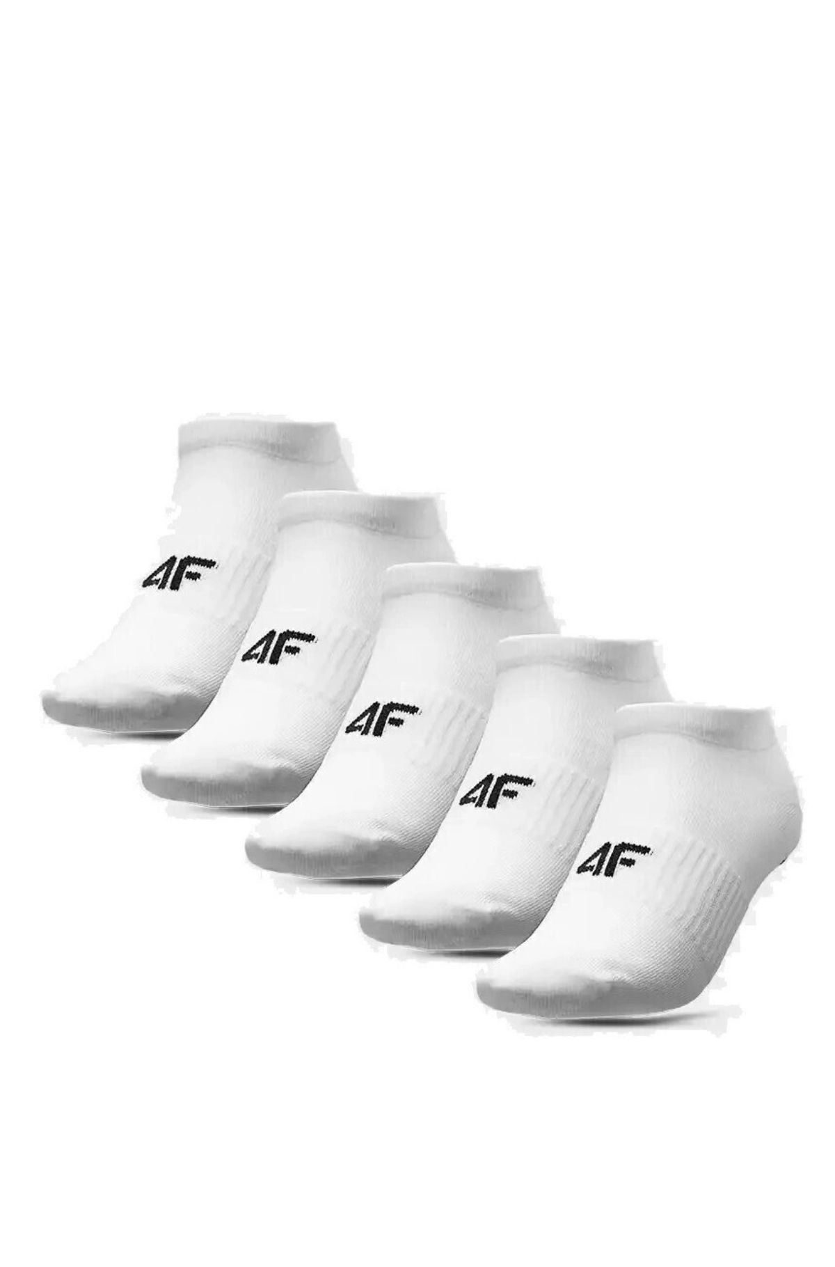 4F Unisex Κάλτσες 5pack 4FWMM00USOCM479-10S Λευκό