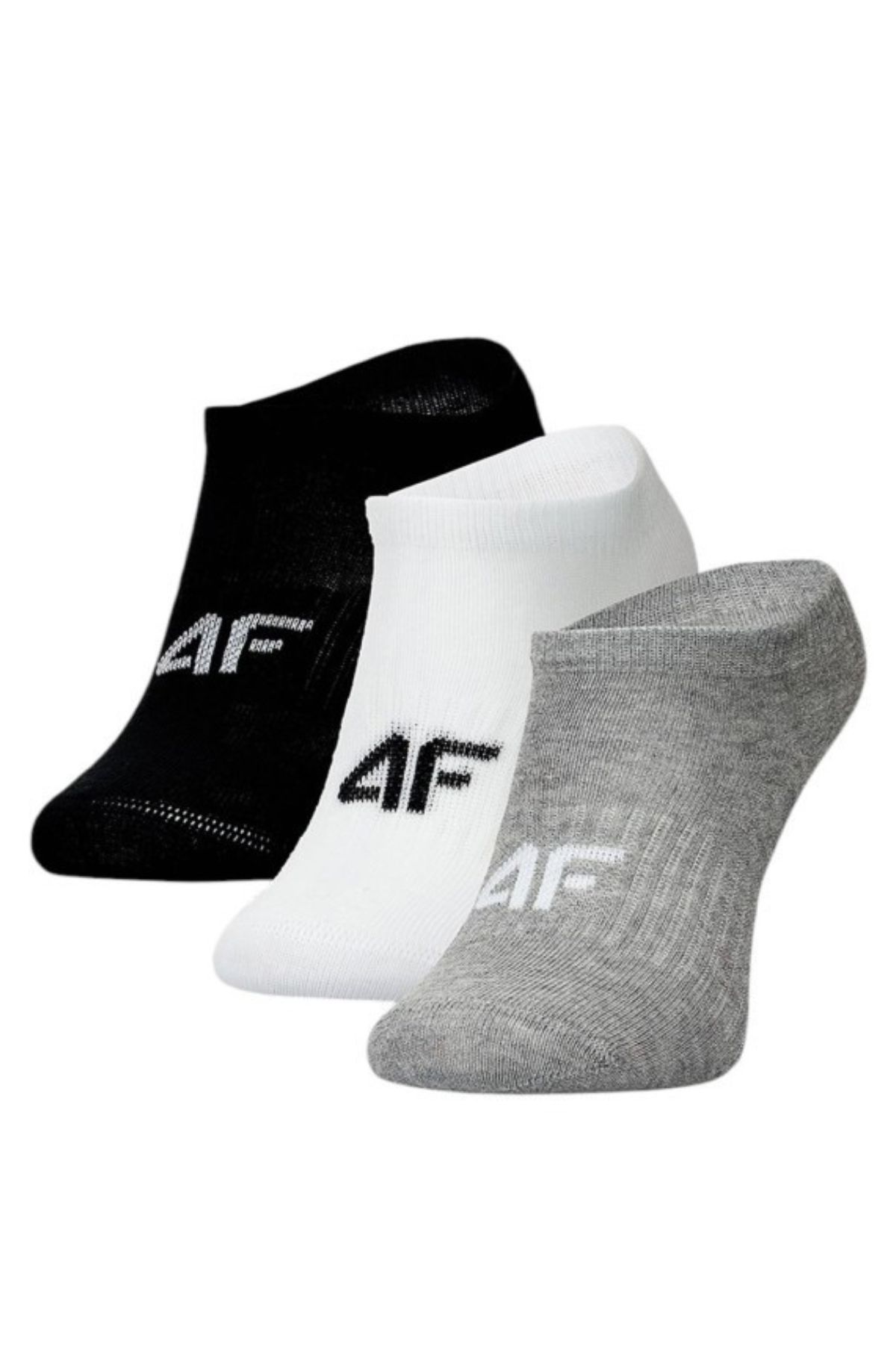 4F Παιδικές Unisex Κάλτσες 3pack 4FJWMM00USOCM498-94S Πολύχρωμο Γκρι
