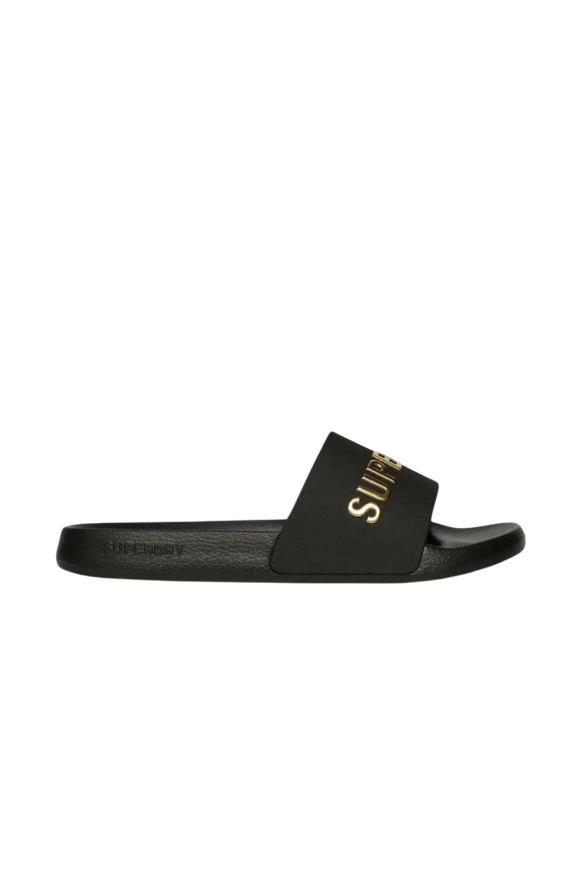 Superdry Luxe Logo Pool Slide Παντόφλα Παραλίας WF310243A-18A Μάυρο
