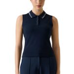 Guess Γυναικείο Αμάνικο Τοπ Polo V6GP03K2958-A71W Μπλε