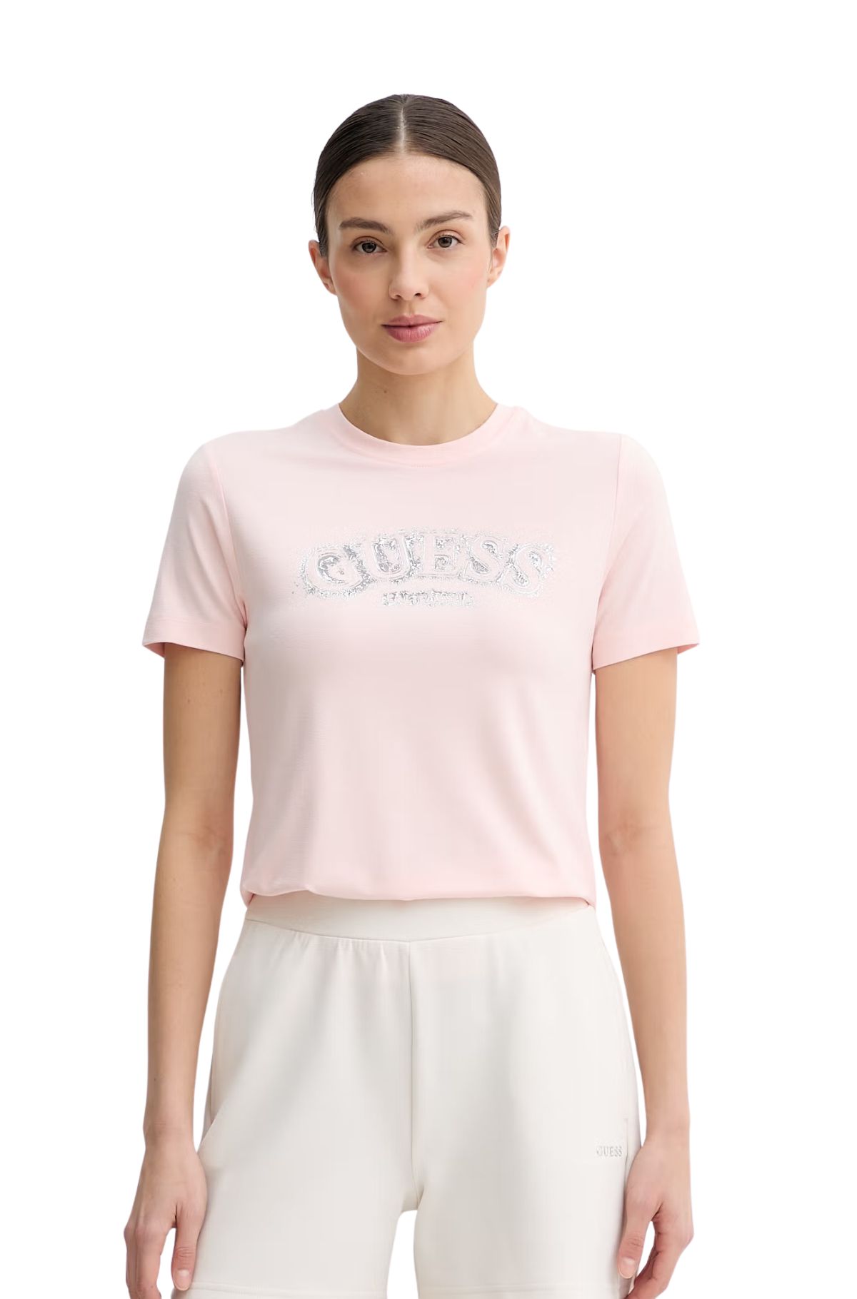Guess Γυναικείο T-Shirt V6GI15K2982-G63M Ροζ