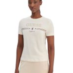 Guess Γυναικείο T-Shirt V6GI06K2967-G012 Εκρού