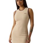 Guess Mini Γυναικείο Φόρεμα V6GK04Z0648-G1V1 Κρεμ