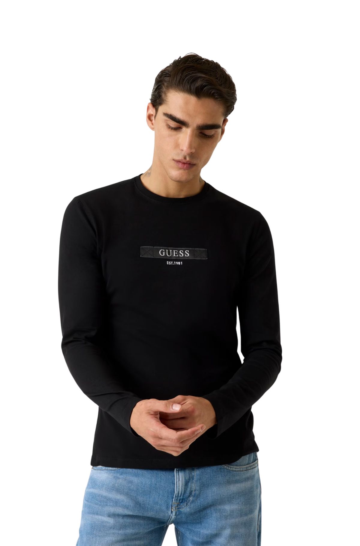 Guess Ανδρικό T-shirt M6RI18J1314-JBLK Μάυρο