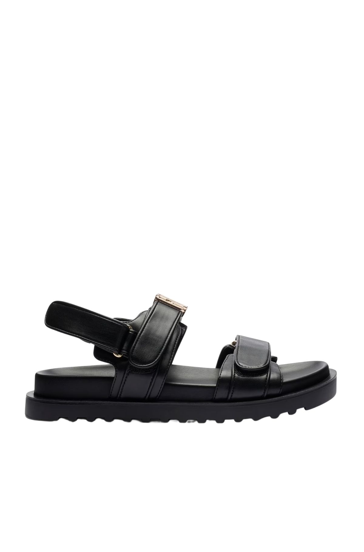 Guess Fabelis Logo Σανδάλια FLJFBLELE03 Μάυρο
