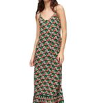 Superdry Beach Cami Maxi Γυναικείο Φόρεμα W8011637-38L Πορτοκαλί/Πολύχρωμο