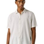 Pepe Jeans Ανδρικό Κοντομάνικο Πουκάμισο PM3091193-800 Λευκό