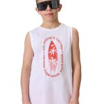 4F Παιδικό Αγόρι Αμάνικο T-shirt 4FJWSS26TSLEM294-10S Λευκό