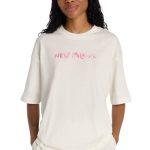 New Balance Γυναικείο T-Shirt WT61M1JB-SST Εκρού