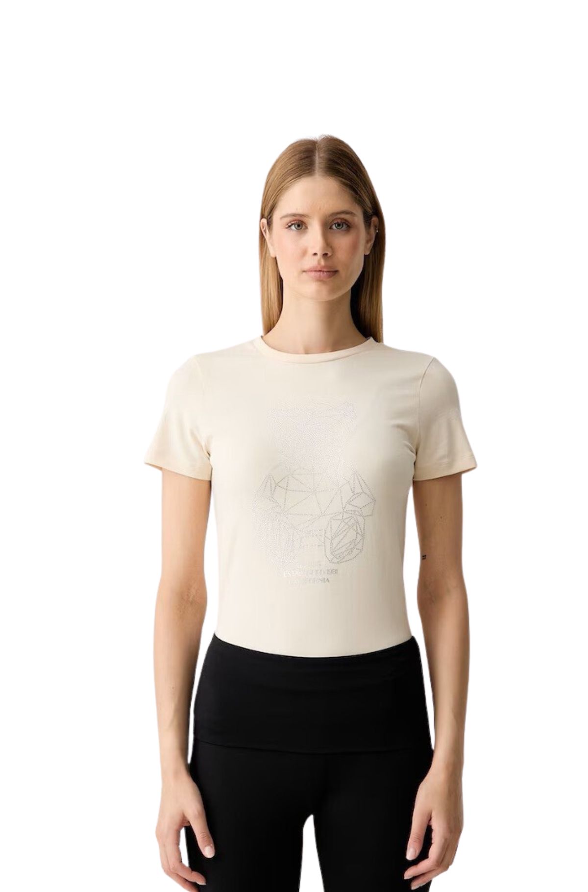 Guess Γυναικείο T-shirt V6GI12K3325-G056 Μπεζ