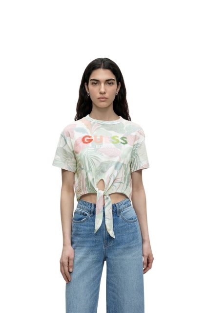 Guess Γυναικείο T-shirt W6GI09K3024-PMHY Πολύχρωμο