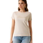 Guess Γυναικείο T-shirt W6GI08K3023-A11C Μπεζ