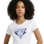 Guess Γυναικείο T-shirt W6GI11K3026-G011 Λευκό