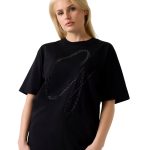 Guess Γυναικείο T-shirt W6GI39K3478-JBLK Μάυρο