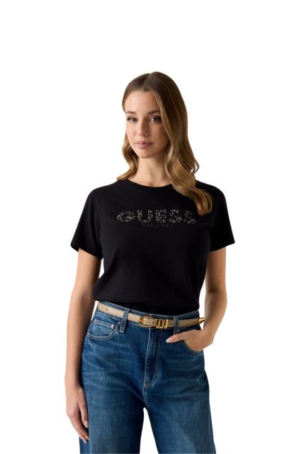 Guess Γυναικείο T-shirt W6GI15K3035-JBLK Μάυρο