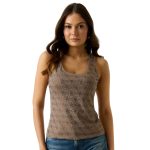 Guess Γυναικείο Top W6GP10K2932-G1EC Καφέ