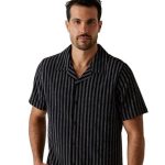 Guess Ανδρικό Polo T-shirt M6GP30K3190-JTMU Μάυρο