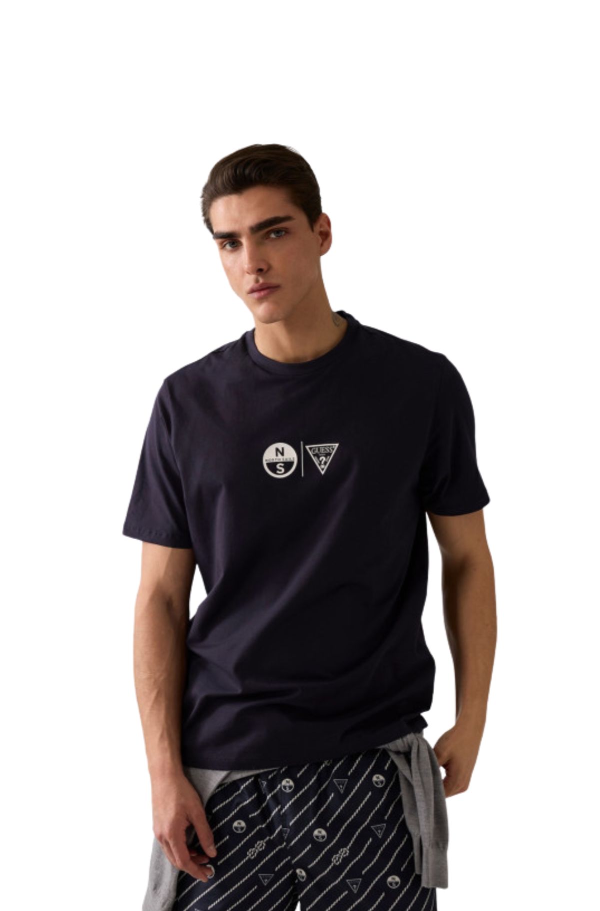 Guess Ανδρικό T-shirt M6GI40K3322-G7V2 Μπλε